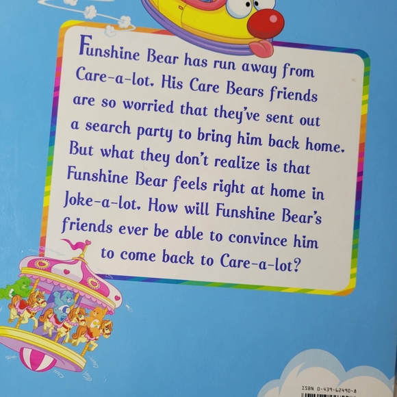 Care Bear Grumpy Bear Plush Stuffed Animal and Book Bundle - Picture 9 of 9